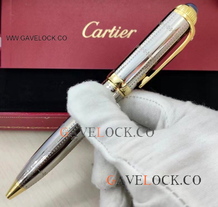 Copy Cartier Roadster Ballpoint pen Gold Trim Copy Cartier Roadster Ballpoint pen Gold Trim